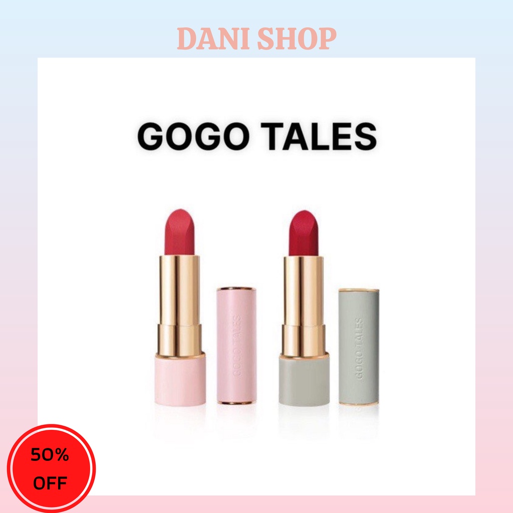 Son thỏi lì Gogo Tales Lâu Trôi Lên Màu Tự Nhiên Nhiều Tông Màu Lựa Chọn GT160 Nội Địa Trung
