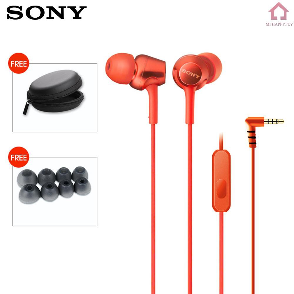 Tai Nghe Nhét Tai Mi Sony Mdr-Ex255Ap Có Mic Chất Lượng Cao