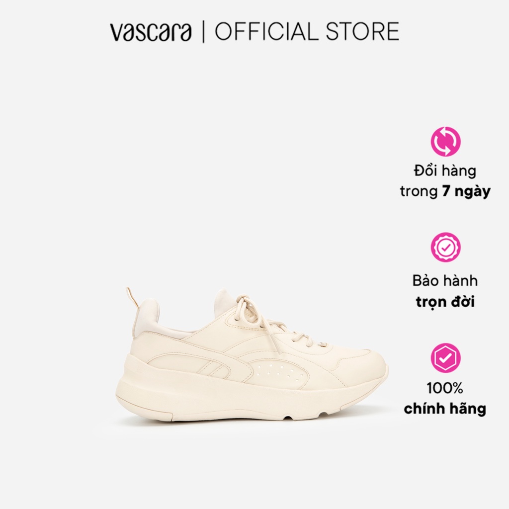 Vascara Giày Sneaker Viền Chỉ Nối Cổ Co Giãn SNK 0036