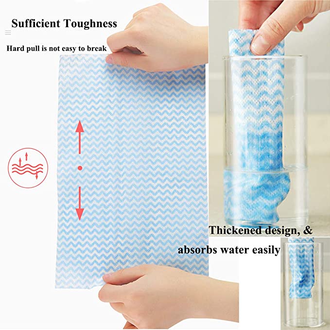 Cuộn Giấy Lau/ Móc Treo Đa Năng Có Thể Tái Sử Dụng Tiện Dụng