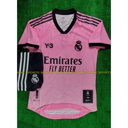 Bộ Real hồng sân khách Super bodyfix Thailand mùa giải 2022-2023