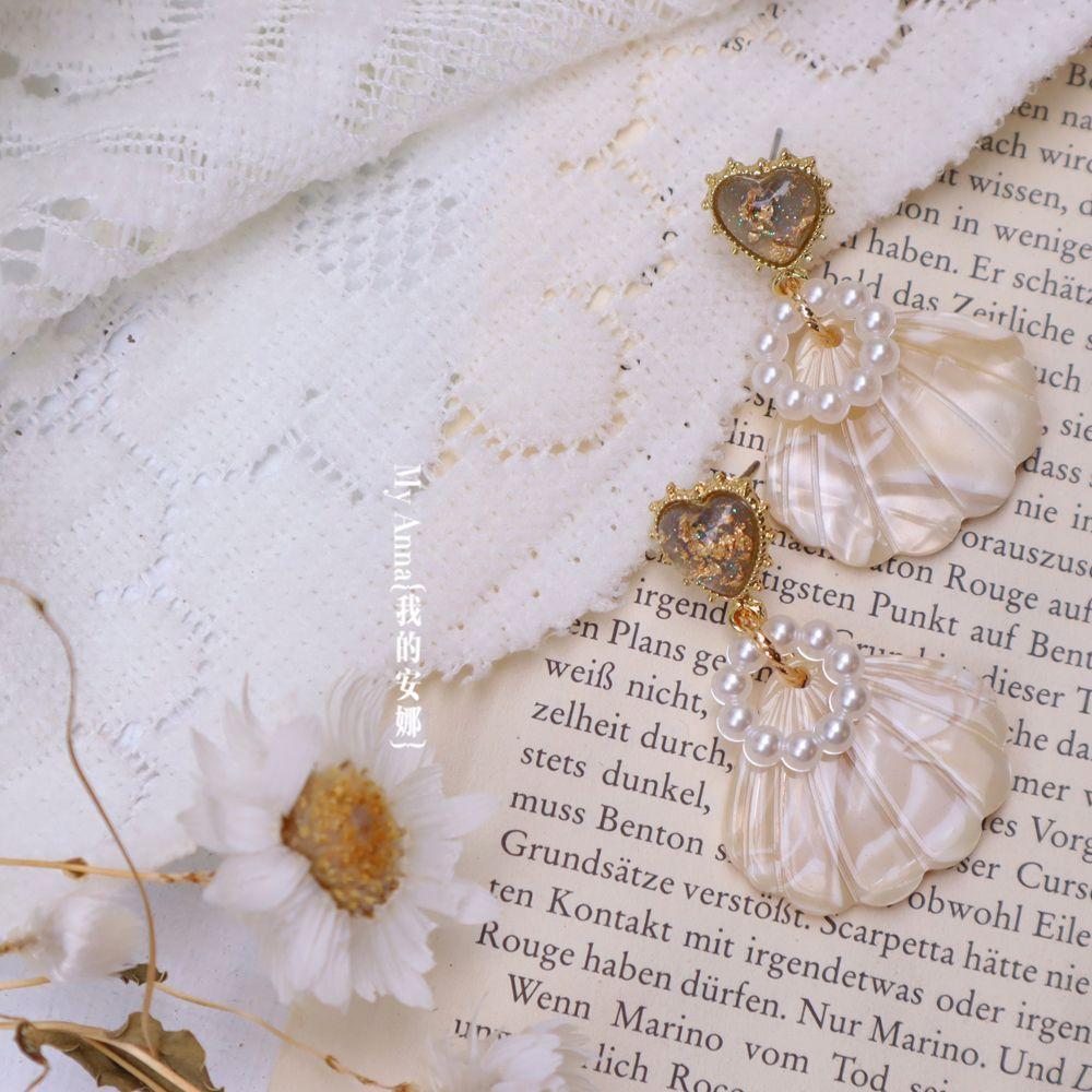 Bông Tai Dáng Dài Bằng Acrylic Thời Trang Mùa Hè Xinh Xắn Cho Nữ