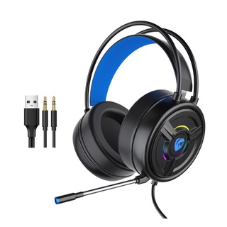 Tai Nghe Chụp Tai Gaming PC Có Mic Có dây Máy Tính Chơi Game thủ Chuyên Dụng Có Đèn Led Nhiều Màu
