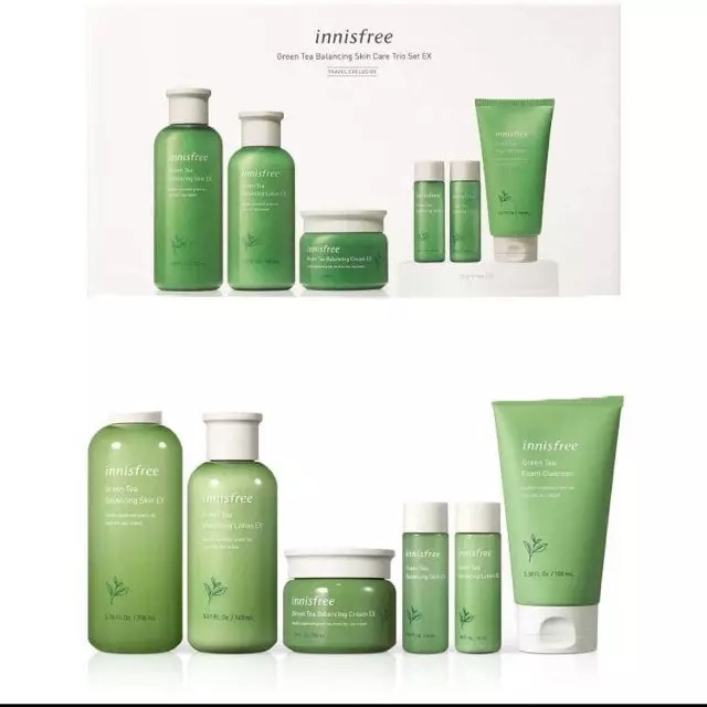 Set dưỡng trà xanh Innisfree 6 sản phẩm