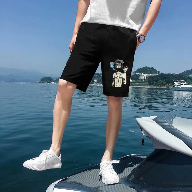 Men's fashion cartoon wide-leg sports shorts | BigBuy360 - bigbuy360.vn