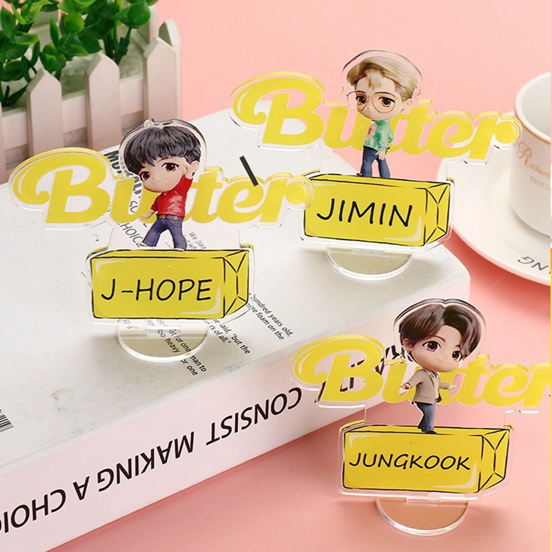 Mô Hình Nhân Vật Jin / Suga J-Hope Rm Jimin V Jung Vartoon Dễ Thương Để Bàn Trang Trí Nhà Cửa
