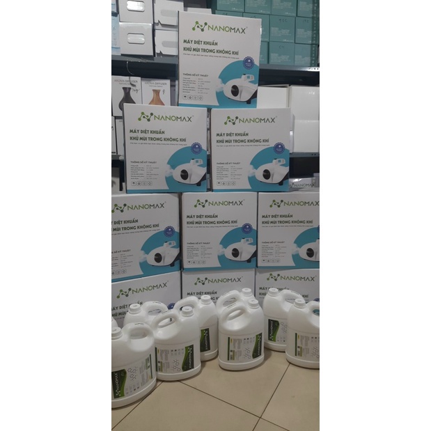 Dung dịch nano bạc khử khuẩn cao cấp, Dung dịch sát khuẩn nano cho máy khử khuẩn