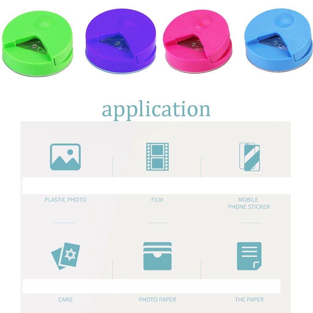 DYRUIDOJ Dụng Cụ Đục Lỗ Giấy R4 Hình Tròn Màu Sắc Ngẫu Nhiên Chất Lượng Cao DIY