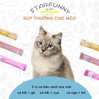[15g*9 thanh] Súp thưởng cho mèo StarFunny chất lượng, giá rẻ