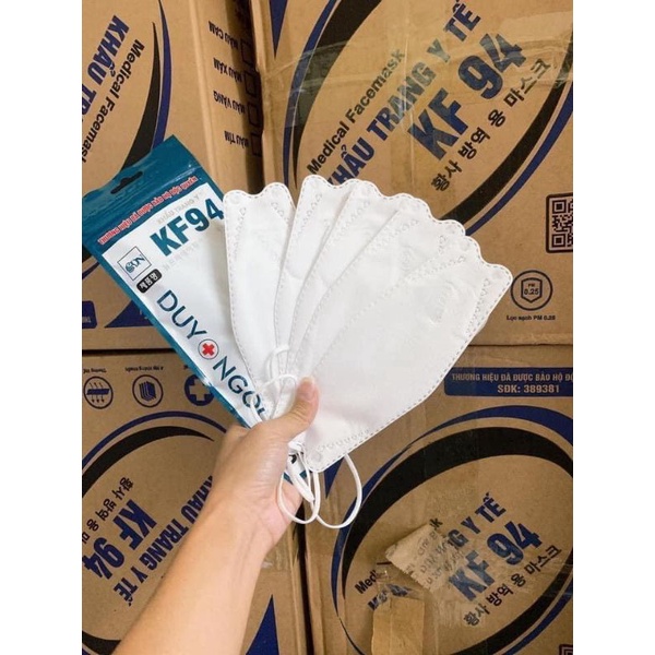 SỈ 1 THÙNG (300 cái) khẩu trang KF94 DUY NGỌC / khẩu trang 4D DUY NGỌC (CHÍNH HÃNG)