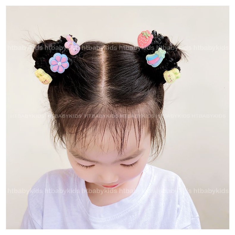 Set 2 Dây Buộc Tóc Giả Búi Tóc Natra Cho Bé