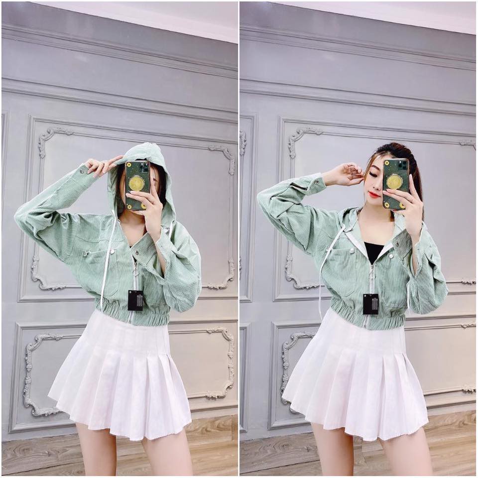 [HOT DEAL] ÁO KHOÁC NHUNG GÂN QUẢNG CHÂU CAO CẤP