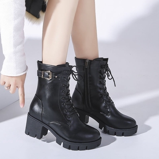 Giày Boot Cao Gót Phong Cách Trẻ Trung Dành Cho Nữ