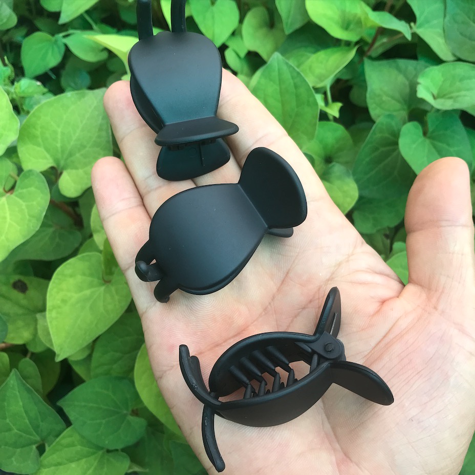 Kẹp 3 5 răng tròn bầu đen nhám