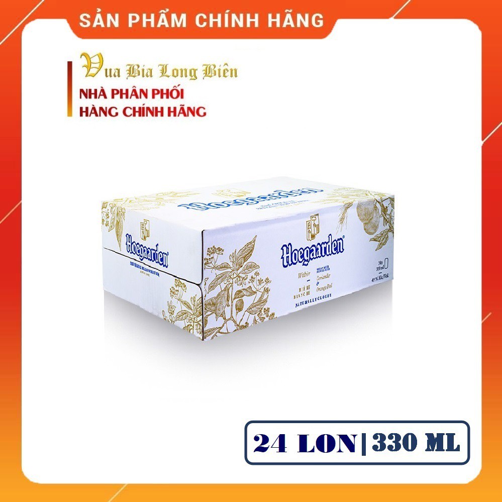 Bia HOEGAARDEN WHITE - Bia trắng phong cách Bỉ từ 1445, Nồng độ cồn 4,9%