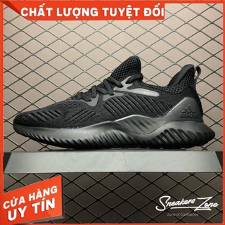 Giày thể thao sneaker nam nữ alphabounce beyond 2018 full đen