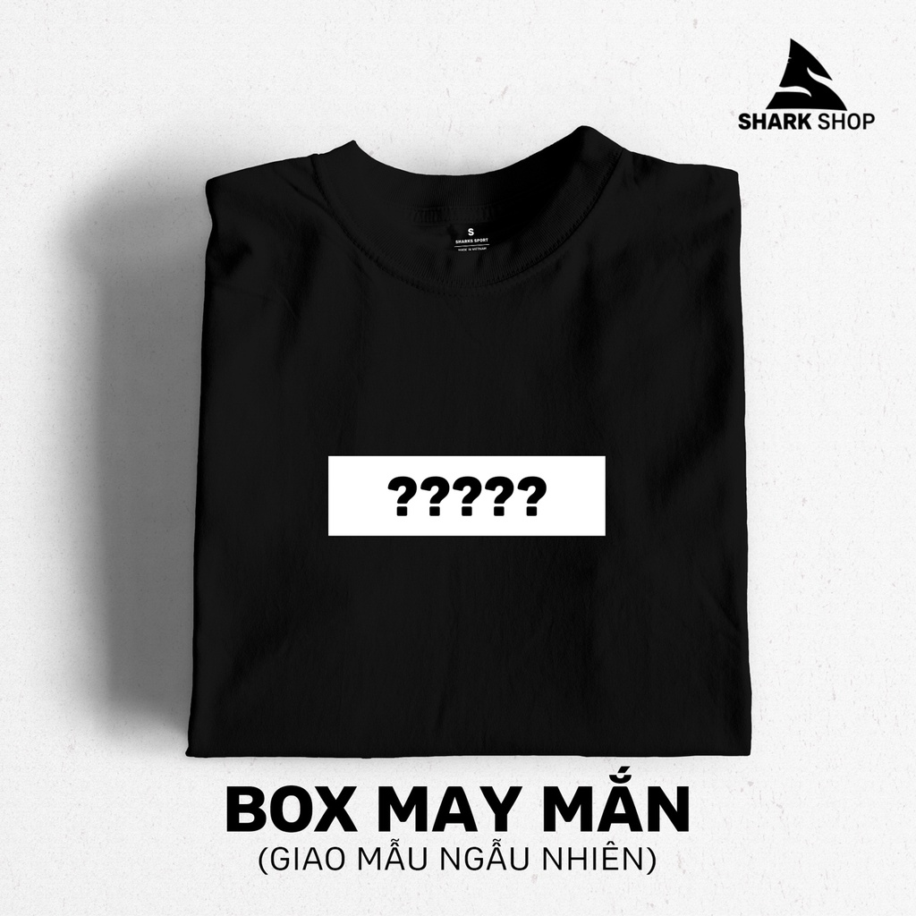 Áo Phông Basic Cotton họa tiết bất kì |SHARK SHOP| Nam Nữ Unisex Tay Lỡ Form Rộng Dày Cổ Tròn