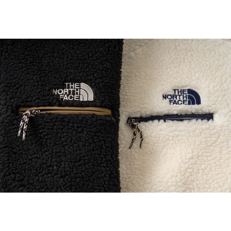 Áo khoác lông cừu có mũ dáng thể thao cho nữ thương hiệu The North Face cao cấp
