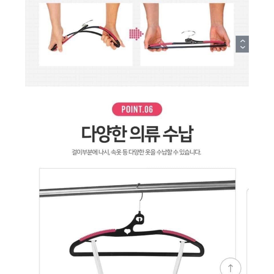 Mắc áo dẻo 360 độ made in Korea