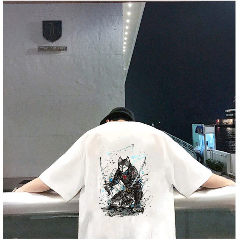 Áo thun unisex form rộng phong cách Nhật Bản đẹp độc lạ vải dày mịn 2019T1606