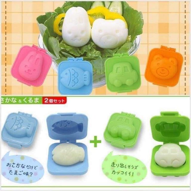 KHUÔN CƠM TẠO HÌNH NGỘ NGHĨNH CHO BÉ BỘ 6 CÁI - MIAN MART