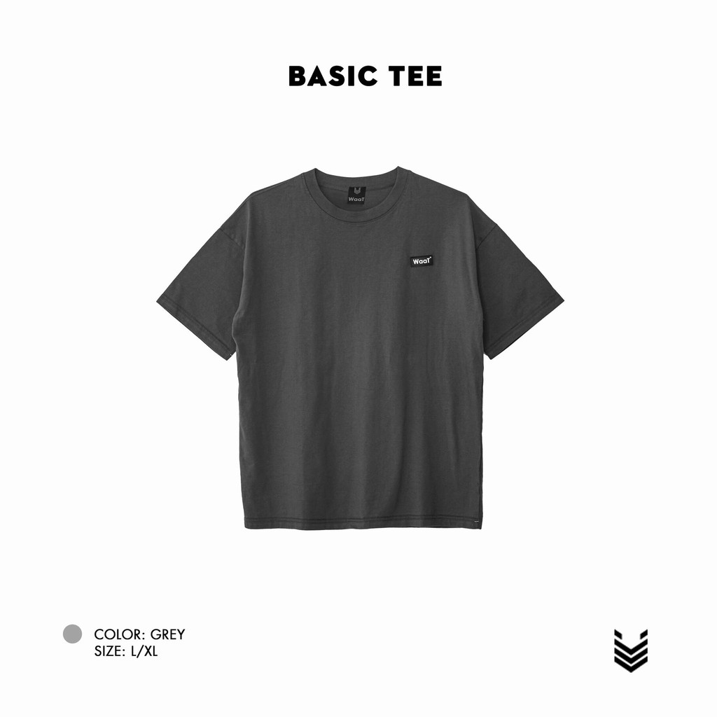 Áo WaaT - BASIC TEE - Grey - Xám