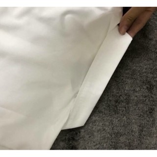 Áo sơ mi nữ trắng basic dáng suông