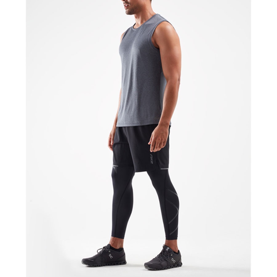 ÁO THUN NAM TANK TOP CHẠY BỘ 2XU XVENT G2 2XUMR6362ADG