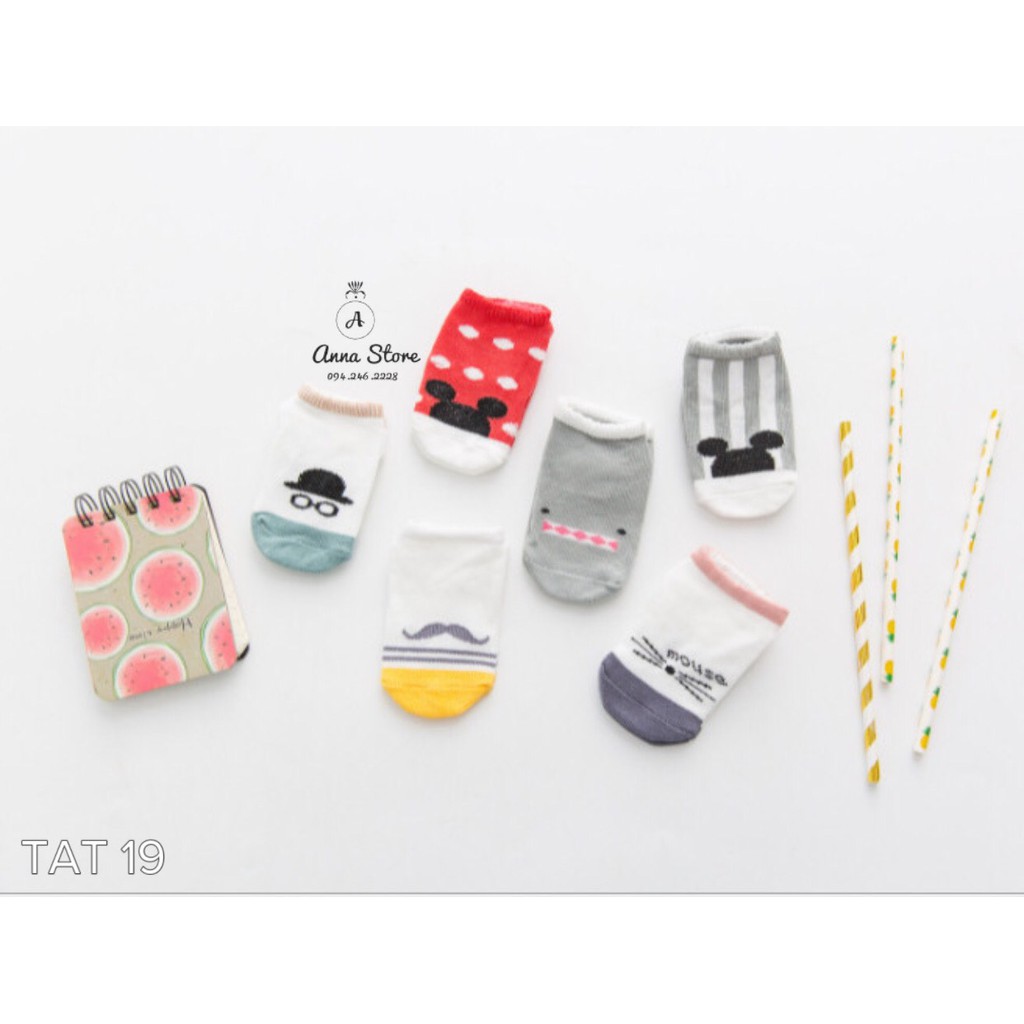 TAT 19 : Tât chống trượt cho bé kute