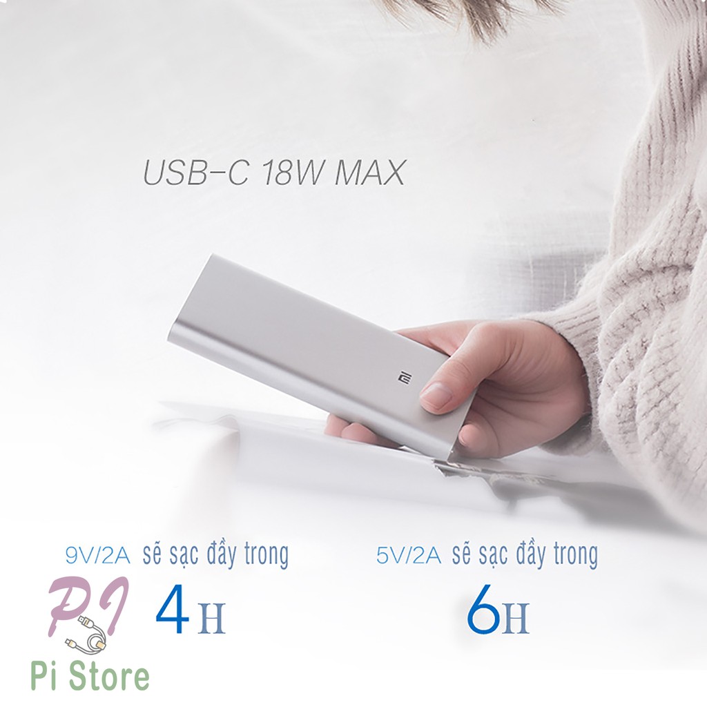 [Bán Lỗ Xả Kho]  Sạc dự phòng Xiaomi 10000mAh Gen 3 Bản Sạc Nhanh 2020 – Xiaomi Mi 18W Fast Charge Power Bank chính hãng