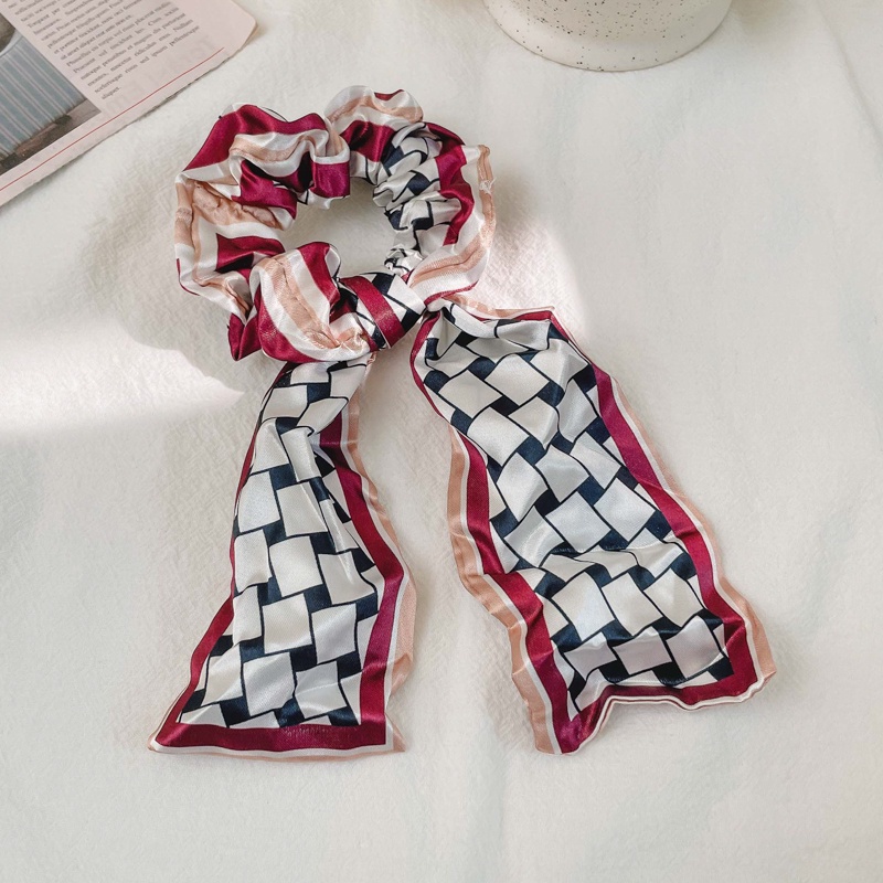 Dây Cột Tóc Cao Su Co Giãn Đính Nơ Phong Cách Hàn Quốc Thời Trang 2022