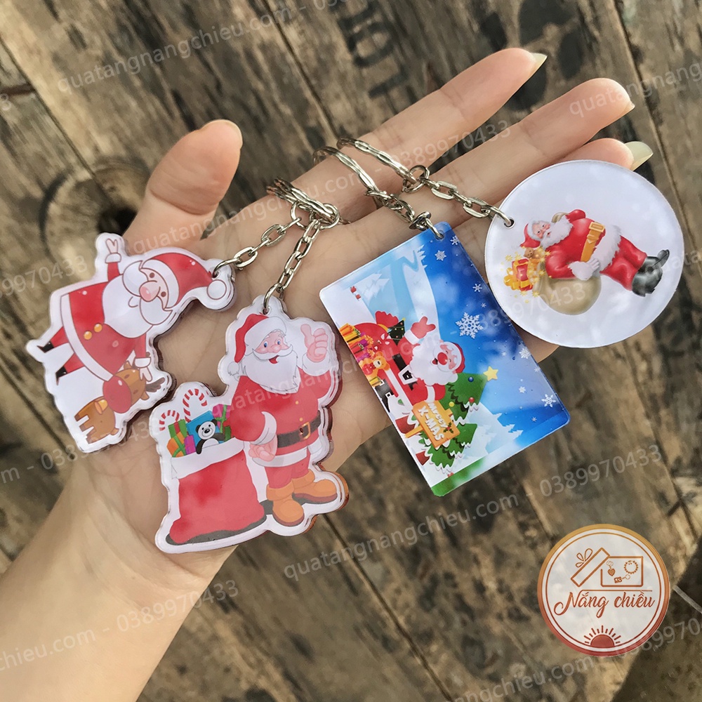 Móc khóa ông già noel, Móc treo xe quà tặng giáng sinh, dịp cuối năm , quà tặng bạn bè, đồng nghiệp