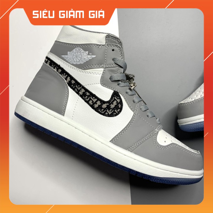 [BÁN CHẠY NHẤT SHOPEE] Giày Jordan, Giày Sneaker JD1 Dio Cổ Cao Đế Trong, Da Cao Cấp, Đế Khâu Full Size Nam Nữ (36-43)