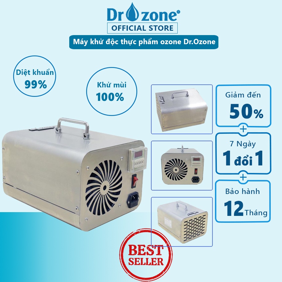 Máy khử mùi khử trùng diệt khuẩn Ozone đa năng Dr.Ozone Bacteria