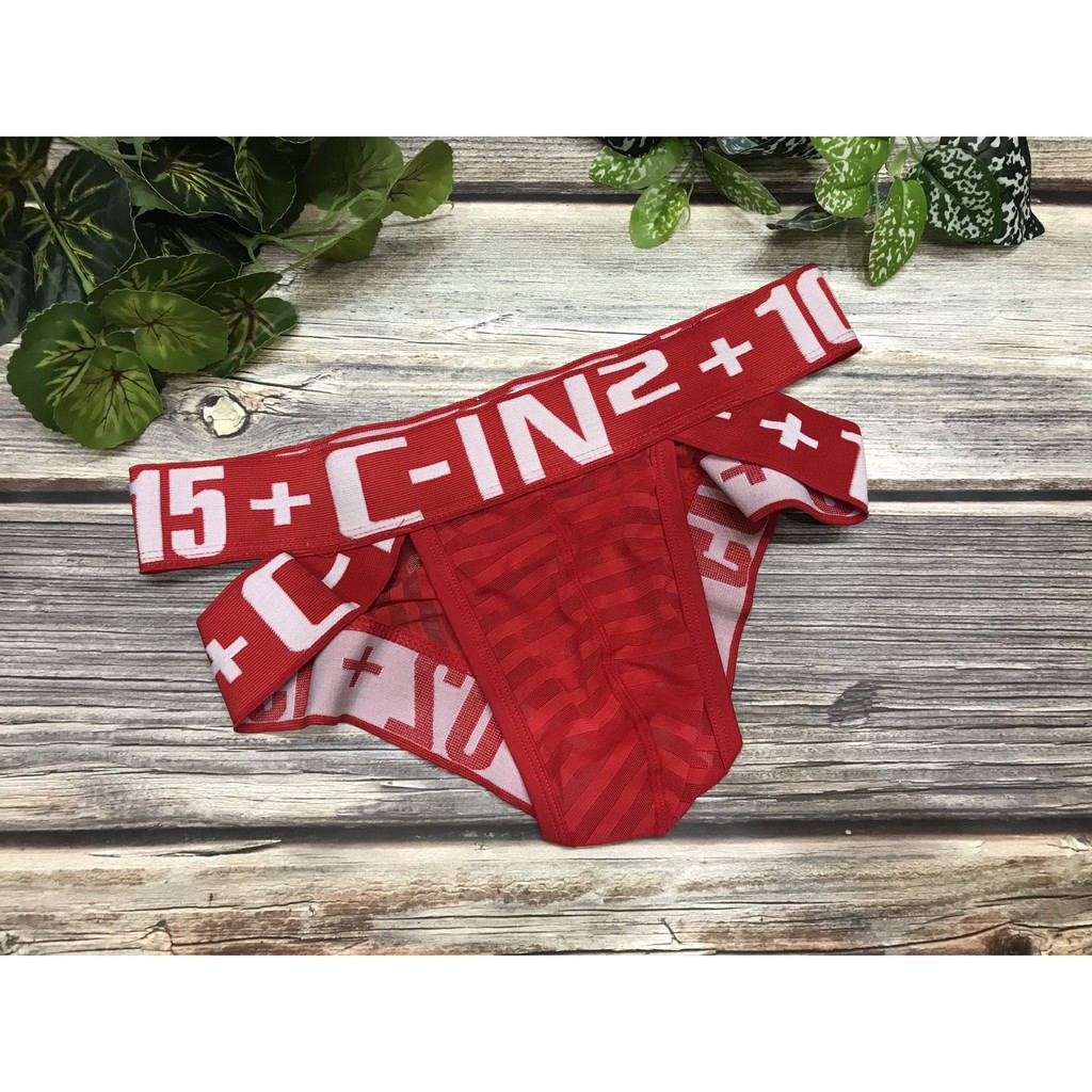 [free ship 50k + che tên đơn hàng] quần lót nam, quần lót tam giác lưới in chữ cin2 đẹp nhiều màu và size