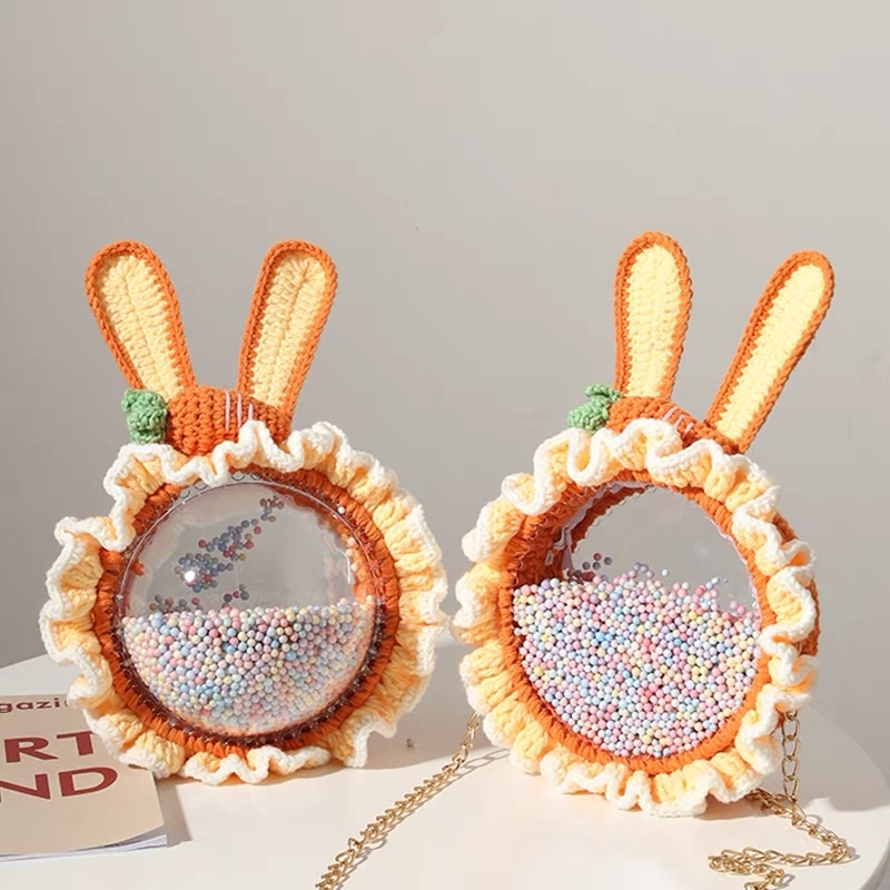 Set Nguyên Liệu Túi Đan Thỏ 🐰  Và Cà Rốt 🥕