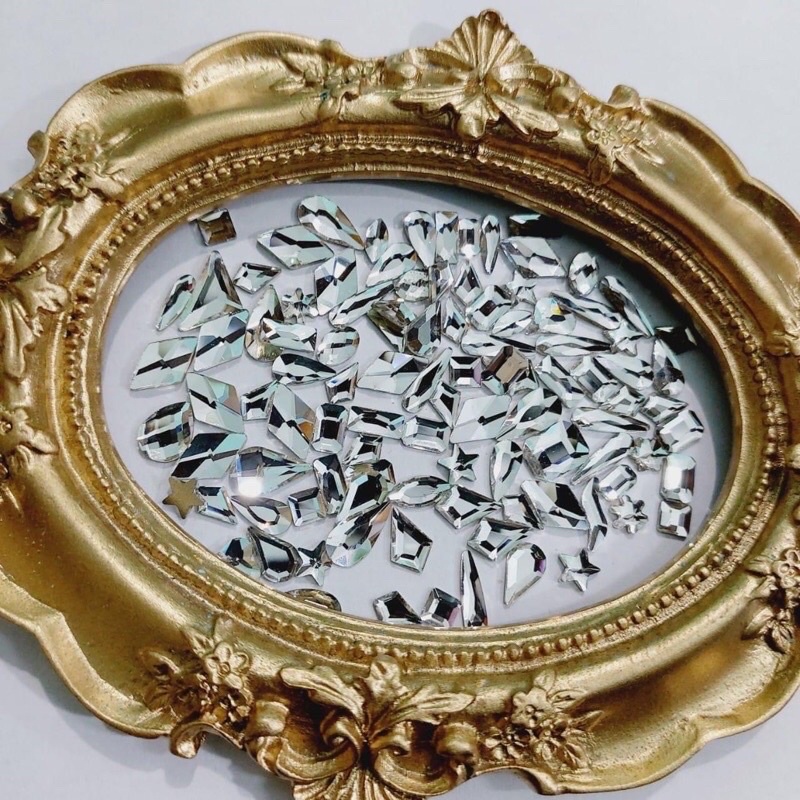 Đá Khối Trắng 100 Viên Mix Hình