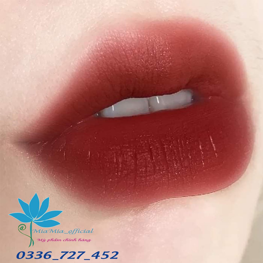 Son 3CE Velvet Lip Tint Taupe Son Tint Kem Lì Màu Đỏ Nâu Bền Màu Lâu Trôi