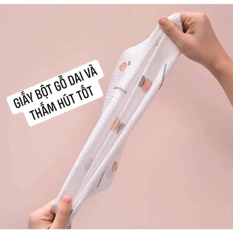 Cuộn khăn giấy lau đa năng thấm hút tốt, giẻ lau nhà bếp, rẻ rửa bát - 10110