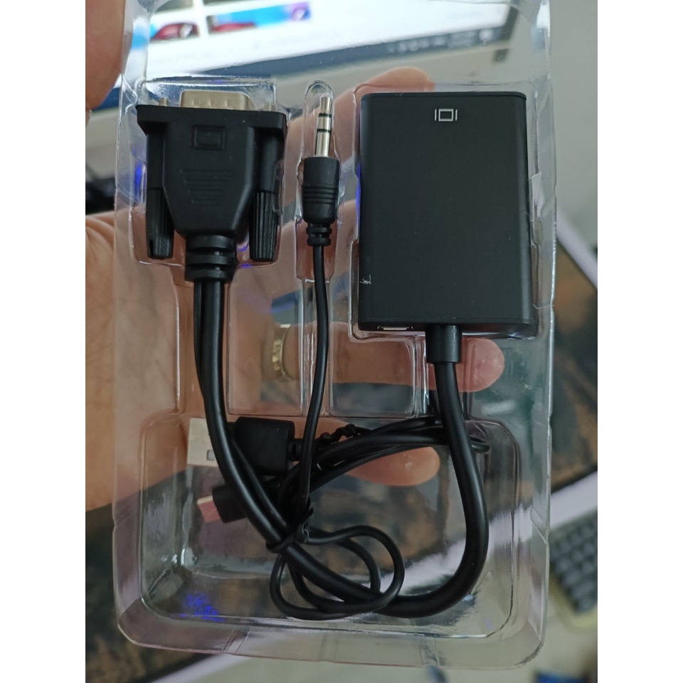 Dây cáp chuyển đổi VGA ra HDMI - MT VIKI có âm thanh đảm bảo chất lượng bảo hành 3 tháng BUNOC's