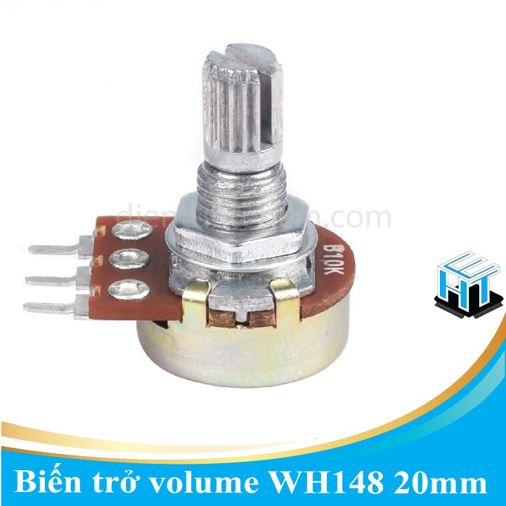 Biến trở volume / Chiết áp đơn WH148 20mm