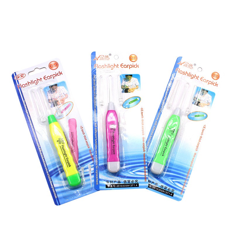 Dụng Cụ Lấy Ráy Soi Tai Có Đèn Cho Bé 3 trong 1