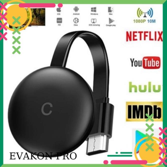HDMI không dây kết nối điện thoại máy tính bảng với tivi máy chiếu màn hình hỗ trợ các loại điện thoại ANDROID và IOS