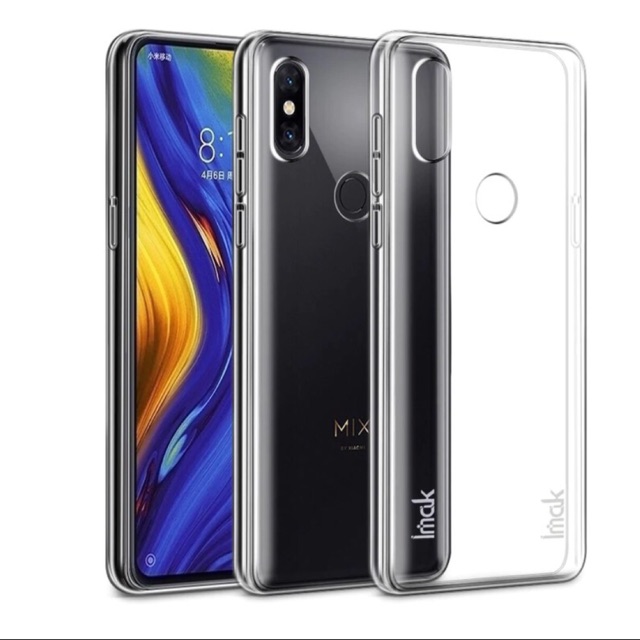 Ốp lưng imak xịn trong suốt Xiaomi Mi Mix 3 phủ nano chống xước