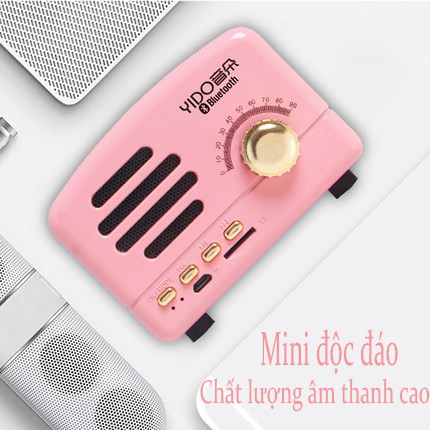 Loa Bluetooth Mini Bt01 Phong Cách Cổ Điển Loa bluetooth di động