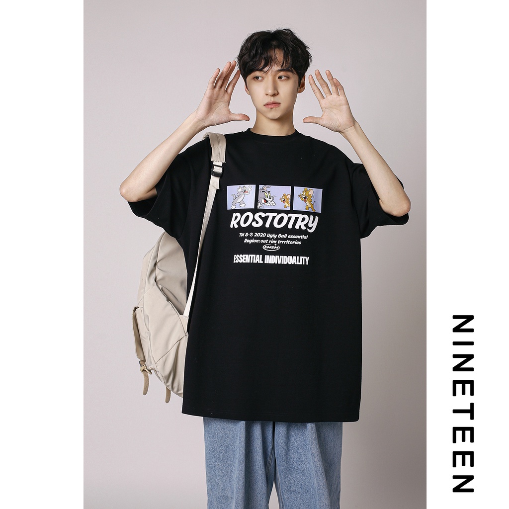 Áo Thun Tay Ngắn Dáng Rộng Phong Cách Năng Động Thời Trang Cho Nam Size S-8XL