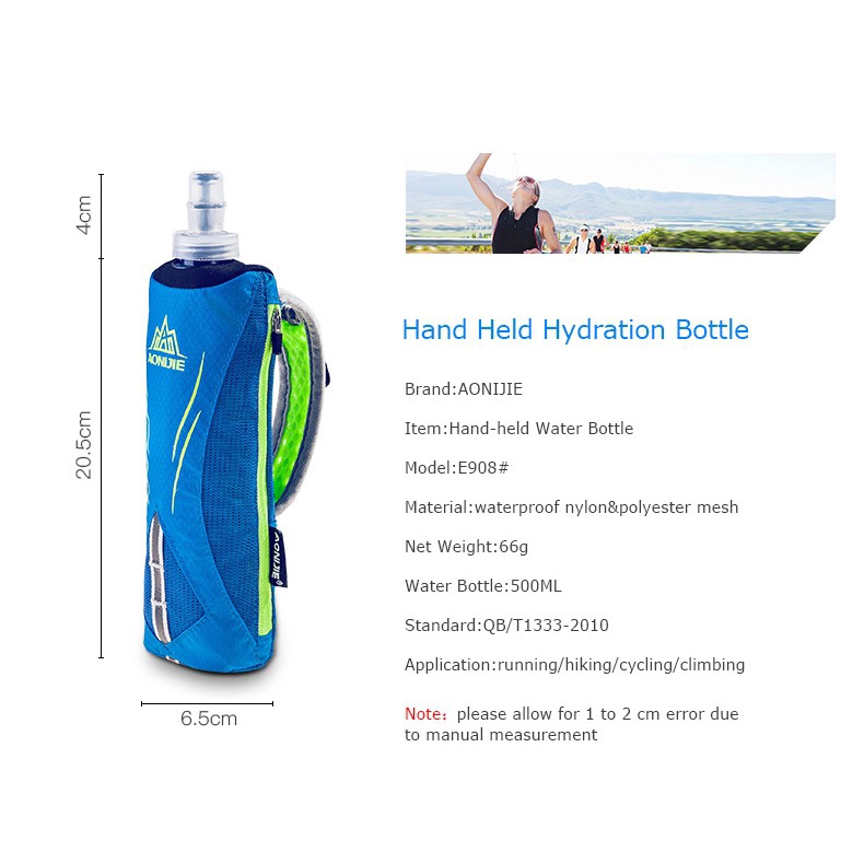 Túi đựng bình nước/ điện thoại AONIJIE E908 cách nhiệt 500ml cho người chạy bộ