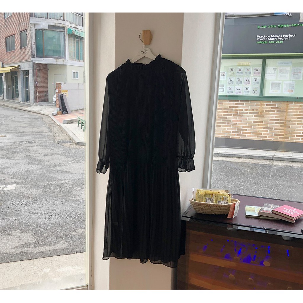 Đầm Voan Trơn Màu Sắc Xinh Xắn Dễ Phối Đồ 38696