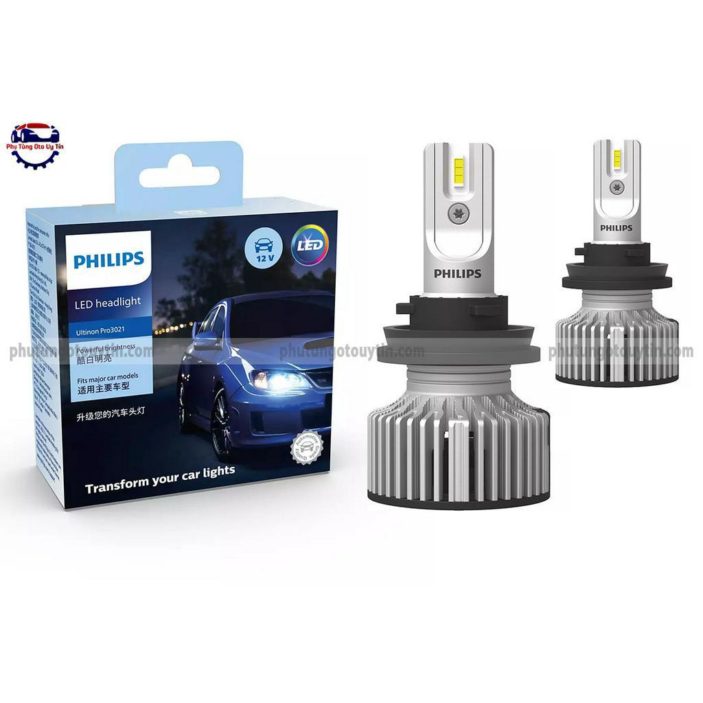 2 Bóng Đèn LED H11 Pro 3021 Gen 3 Bảo Hành 01 Năm - PTOUT
