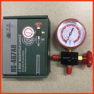 ĐỒNG HỒ NẠP GAS ĐƠN HONGSEN CAO ÁP/HẠ ÁP 467AH/467AL